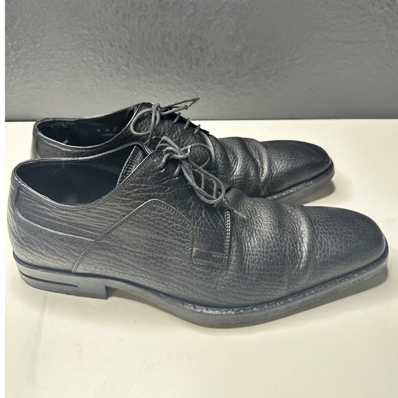 Christian Dior Men\'s Black Leather Derby 5 Lacets Ligne City DH Dress Shoe 41.5 main image 7